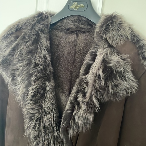 Genuine shearling coat - Picture 8 of 10